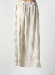 Jupe longue beige ORFEO pour femme seconde vue