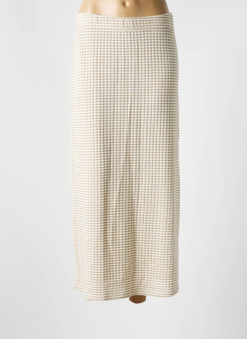 Jupe longue beige MUS & BOMBON pour femme
