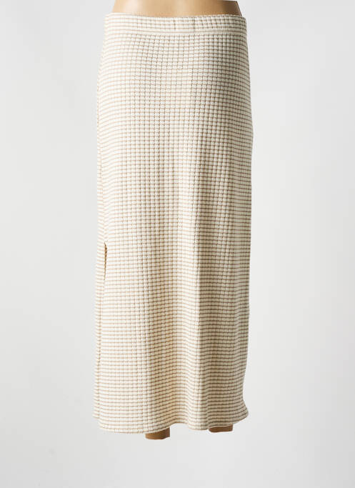 Jupe longue beige MUS & BOMBON pour femme
