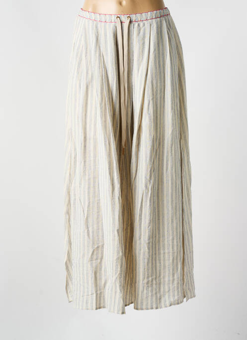 Jupe longue beige ORFEO pour femme