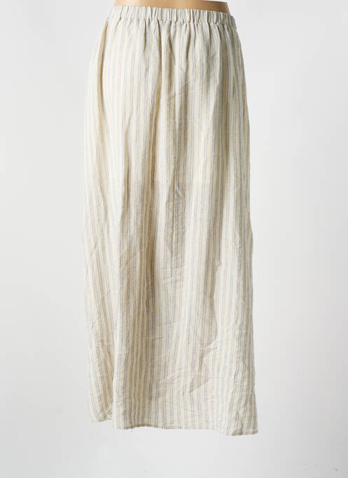 Jupe longue beige ORFEO pour femme