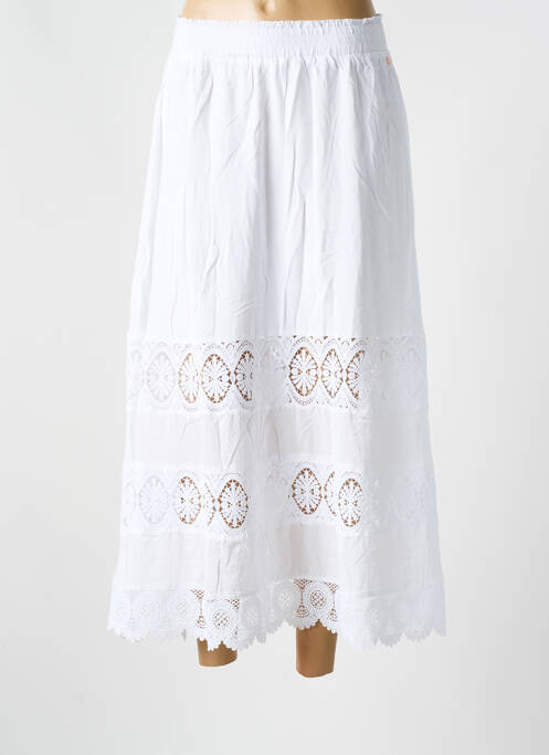 Jupe longue blanc NUMPH pour femme