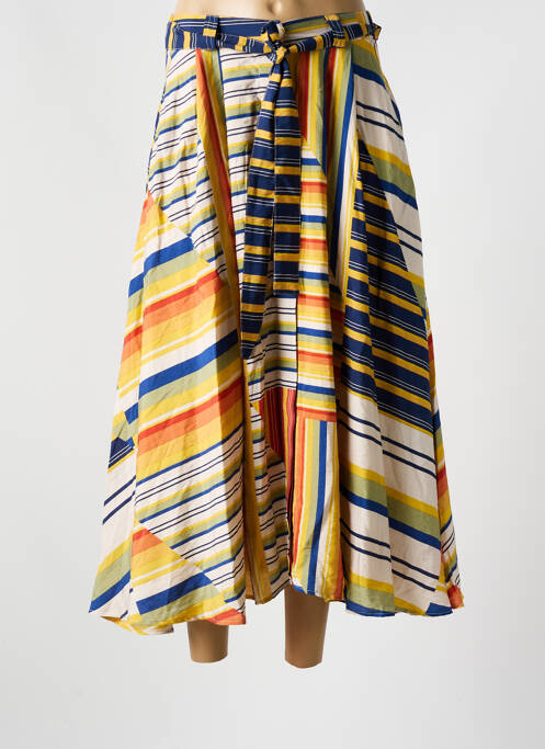 Jupe longue jaune ORFEO pour femme