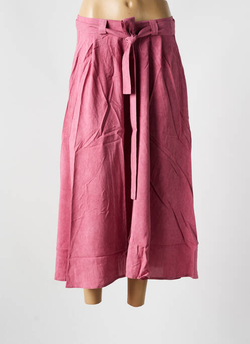 Jupe longue rose ORFEO pour femme