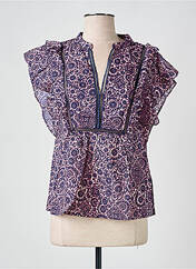 Blouse bleu ORFEO pour femme seconde vue