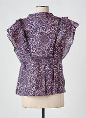 Blouse bleu ORFEO pour femme seconde vue