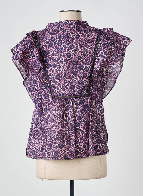 Blouse bleu ORFEO pour femme