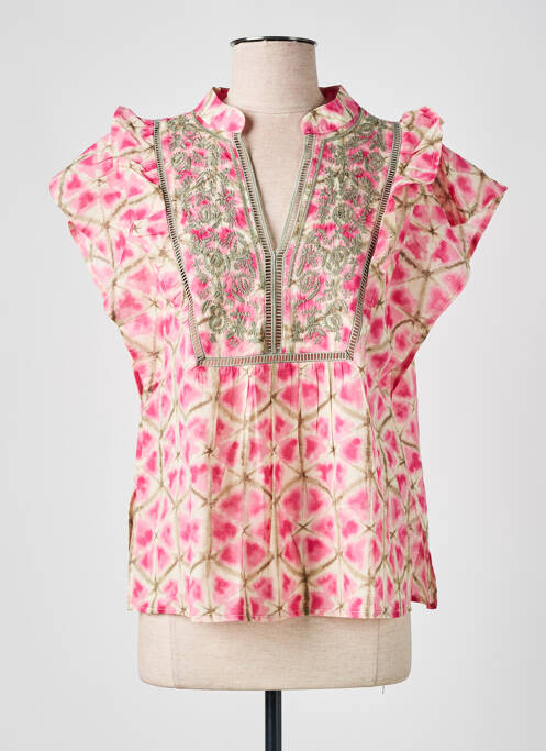 Blouse rose ORFEO femme