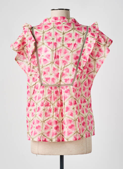 Blouse rose ORFEO femme