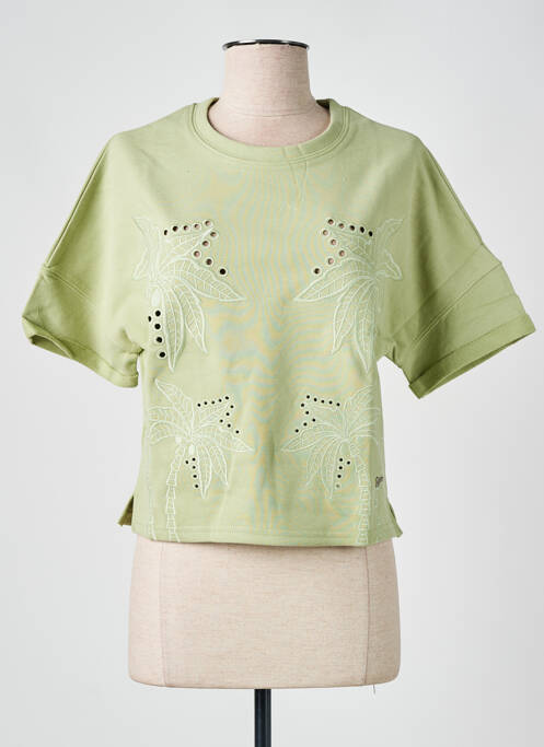 Sweat-shirt vert ORFEO pour femme