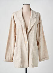 Blazer beige MUS & BOMBON pour femme seconde vue
