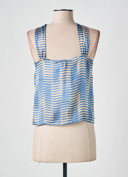 Top bleu MUS & BOMBON pour femme