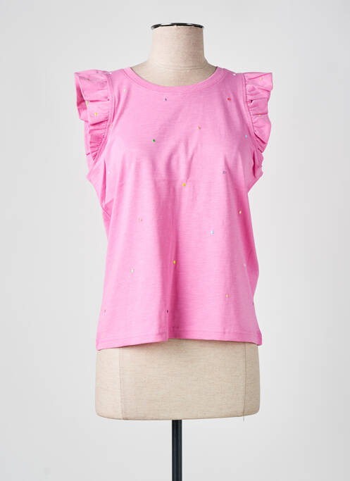 T-shirt rose NUMPH pour femme