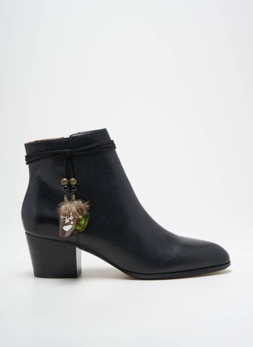 Bottines/boots matière lisse talon de 4 à 6cm noir SCHMOOVE femme