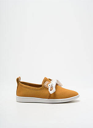 Baskets semelle amovible bout rond marron ARMISTICE enfant