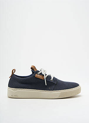 Baskets bout rond bout rond bleu PALLADIUM enfant