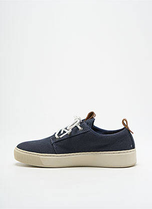 Baskets bout rond bout rond bleu PALLADIUM enfant