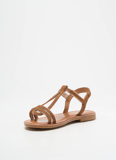 Sandales/Nu pieds marron LES TROPEZIENNES PAR M.BELARBI pour fille