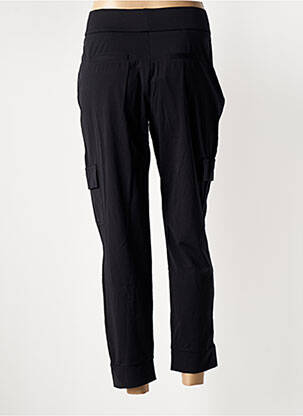 Pantalon 7/8 taille élastique noir STREET ONE femme