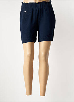 Short taille élastique bleu STREET ONE femme
