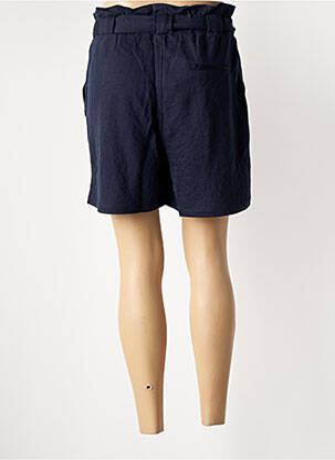 Short coupe droite bleu GARCIA femme