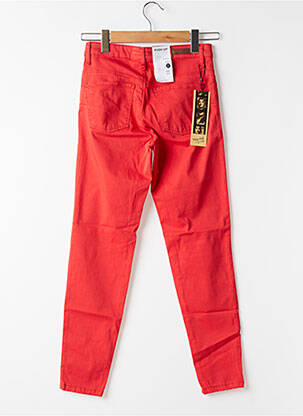 Pantalon slim poches rouge LCDN femme