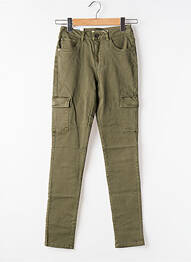 Pantalon slim poches vert GARCIA femme
