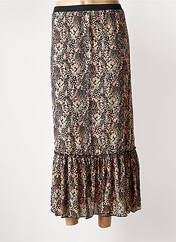 Jupe longue noir GEISHA pour femme seconde vue