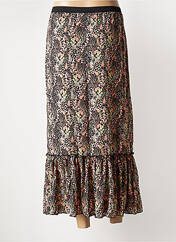 Jupe longue noir GEISHA pour femme seconde vue