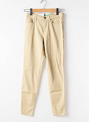 Pantalon slim beige LCDN pour femme