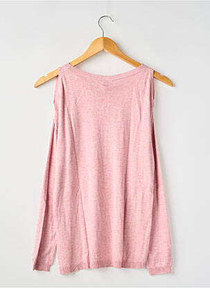 Pull coupe droite manches longues rose PEPE JEANS fille
