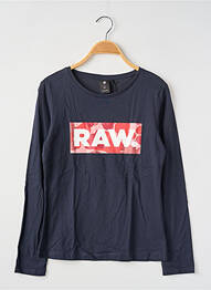 T-shirt manches longues manches longues bleu G STAR garcon
