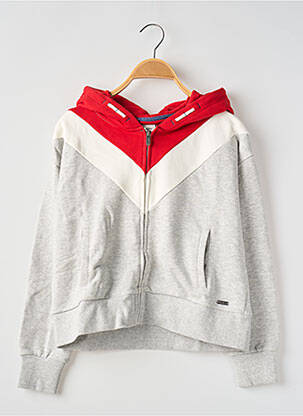 Veste casual resserrée sur le bas gris PEPE JEANS fille