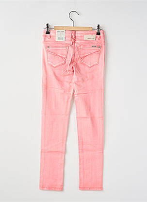 Jeans coupe slim skinny taille ajustable rose GARCIA fille