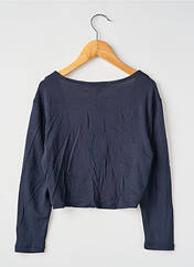 Gilet manches longues bleu GARCIA pour fille seconde vue