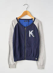 Gilet manches longues bleu IKKS pour fille seconde vue
