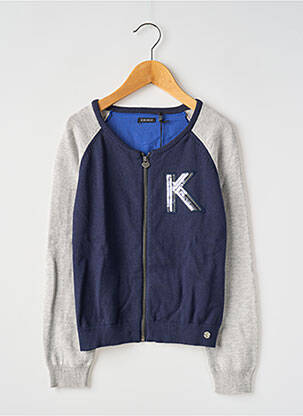 Gilet manches longues bleu IKKS pour fille