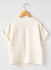 Gilet manches courtes blanc IKKS pour fille seconde vue