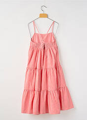 Robe mi-longue rouge MINI MOLLY pour fille seconde vue