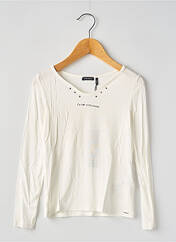 Top blanc IKKS pour fille seconde vue