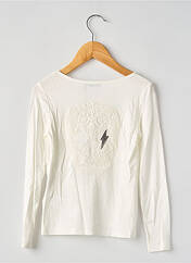 Top blanc IKKS pour fille seconde vue