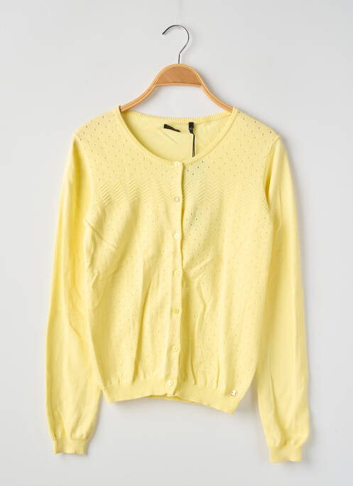 Gilet manches longues jaune IKKS pour fille