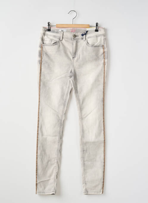 Jeans coupe slim gris STREET ONE pour femme