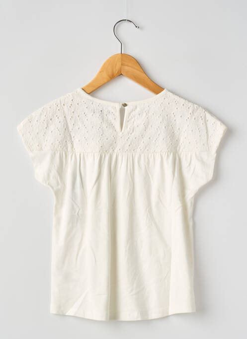 Top blanc IKKS pour fille