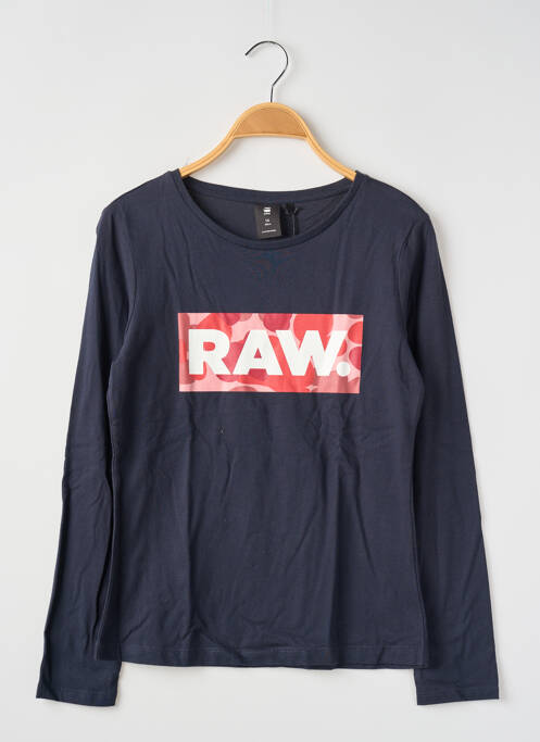 T-shirt bleu G STAR pour garçon