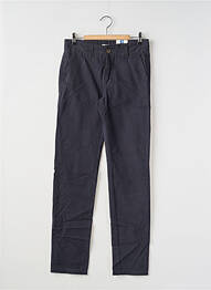Pantalon chino tissage popeline taille ajustable bleu GARCIA garcon