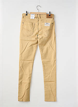 Pantalon slim tissage popeline taille ajustable beige GARCIA garçon