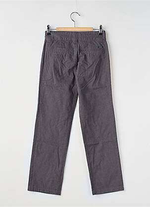 Pantalon chino coupe droite taille ajustable gris GARCIA garçon