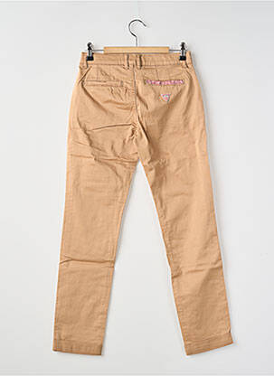 Pantalon chino stretch taille ajustable beige GUESS garçon