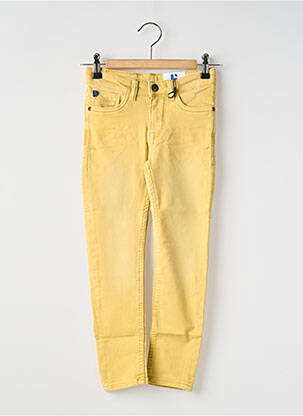 Jeans skinny stretch taille ajustable jaune GARCIA garcon